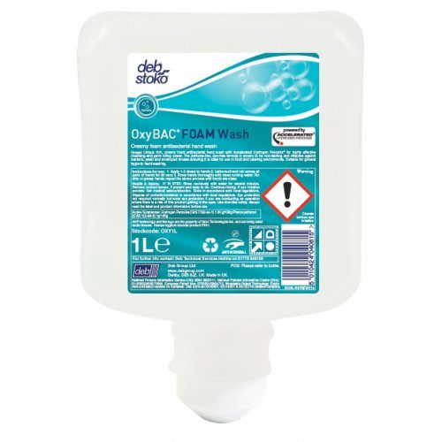 OxyBAC Foam Hand Wash 1Ltr CODE: OXY1L