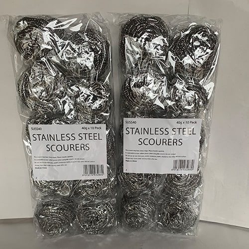 Stainless Steel Scourers CODE: SUN21