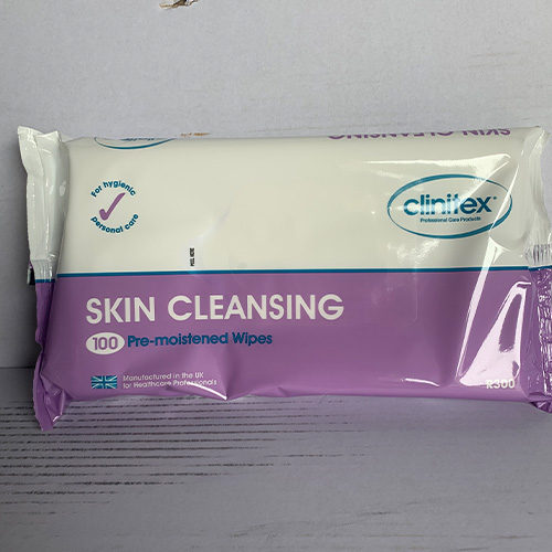 Skin Cleansing Moistened Wipes CODE: WW17